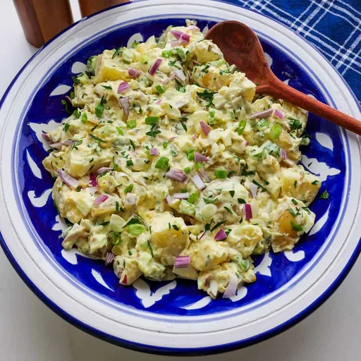 Ensalada de patata con mostaza