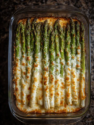 Espárragos al Horno con Queso