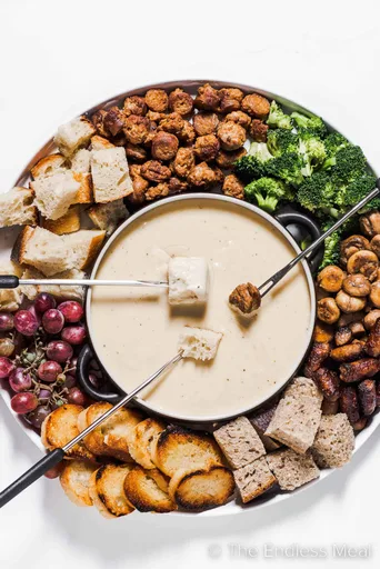 Receta de fondue de queso Gruyère