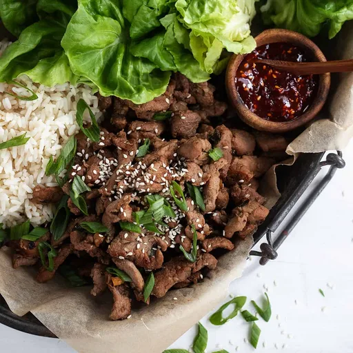 Korean Bulgogi Lettuce Wraps