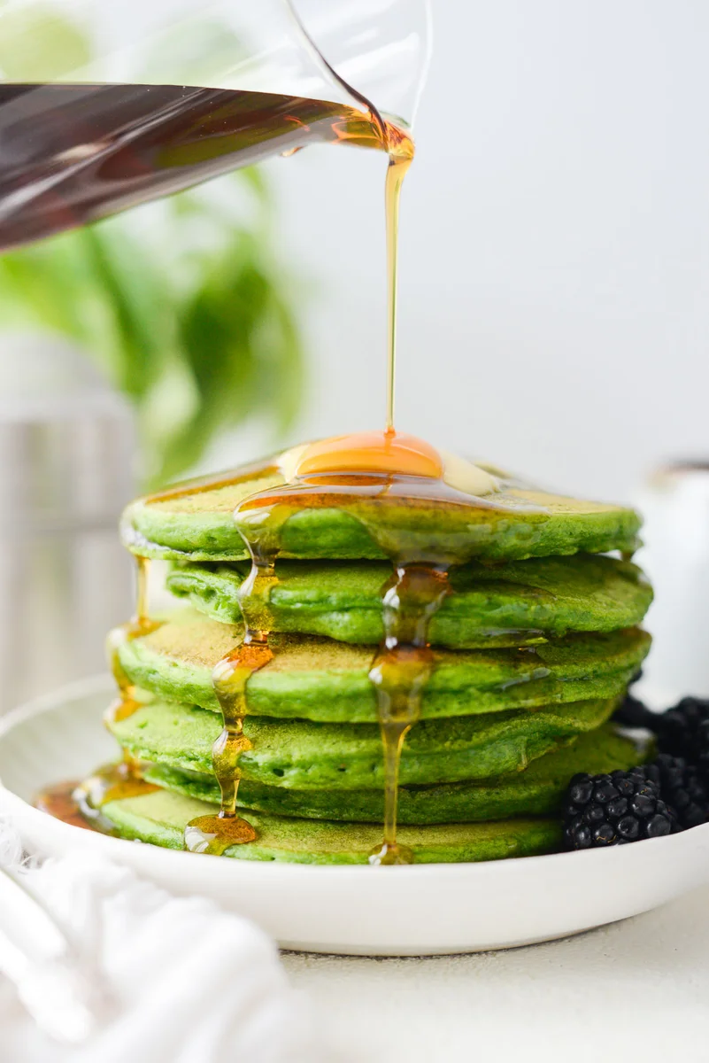 Green Pancakes (All-Natural!)