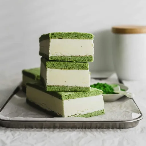 Matcha Ice Cream Sandwiches