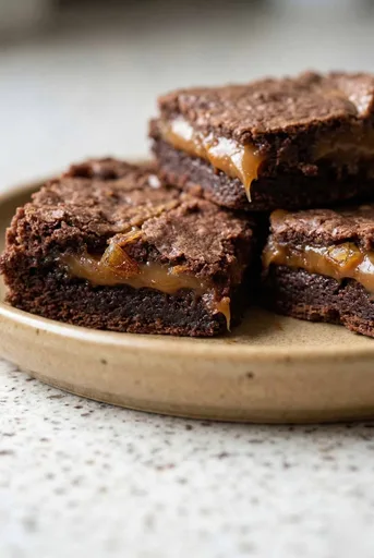 Chocolate Caramel Brownies