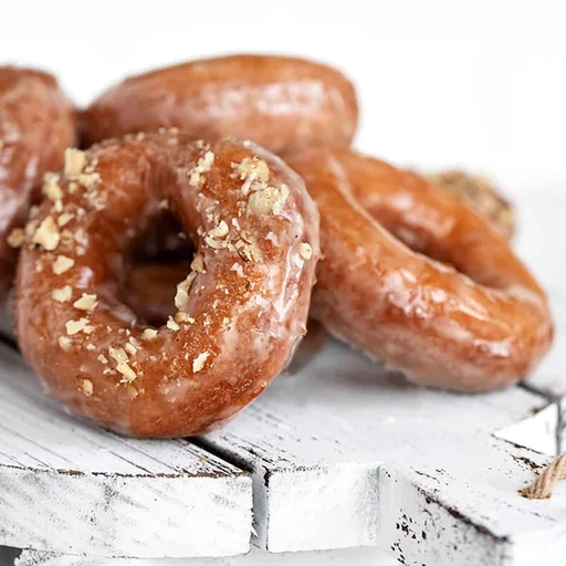 Maple Glazed Maple Donuts