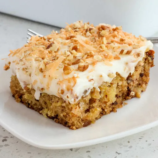 Pineapple Cake with Cream Cheese Frosting