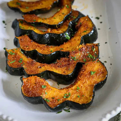 Calabaza bellota asada