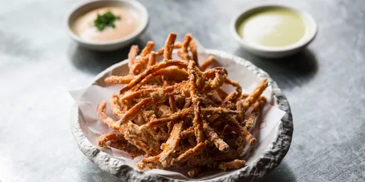 Patatas dulces fritas
