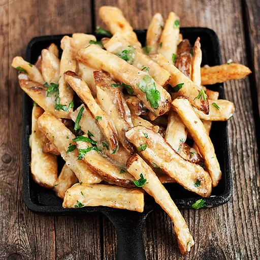 Oven-baked Fries with Cheese and Gravy