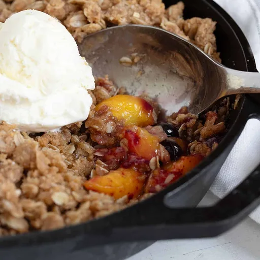 Peach Blueberry Crisp