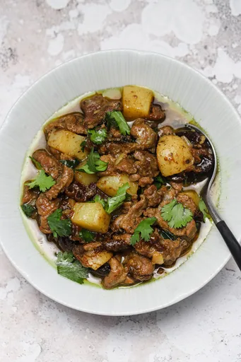 Tender Braised Moroccan Lamb Curry