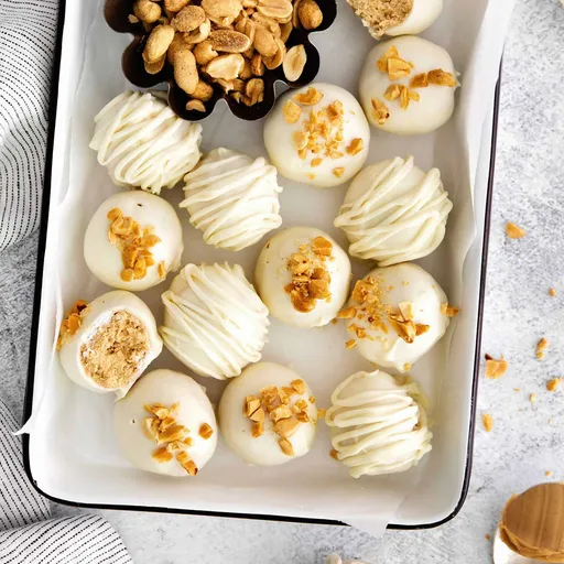 Peanut Butter Balls with Rice Krispies