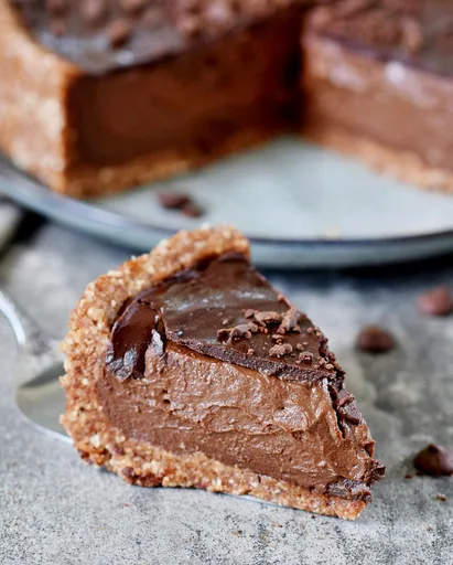 Tarta de chocolate vegana