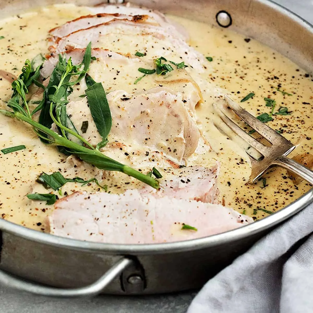 Tarragon Pork
