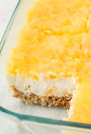 Pineapple Pretzel Salad