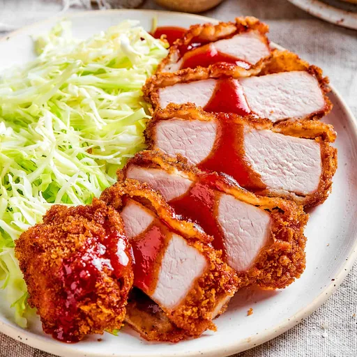 Lomo de cerdo empanado