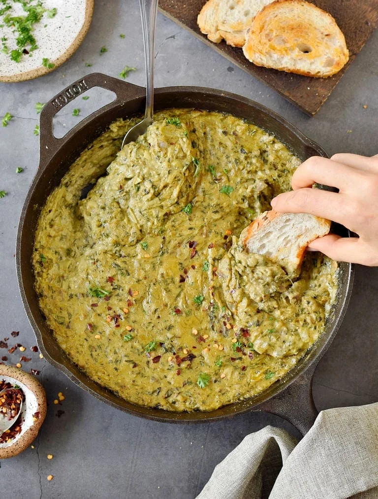 Vegan Spinach Artichoke Dip