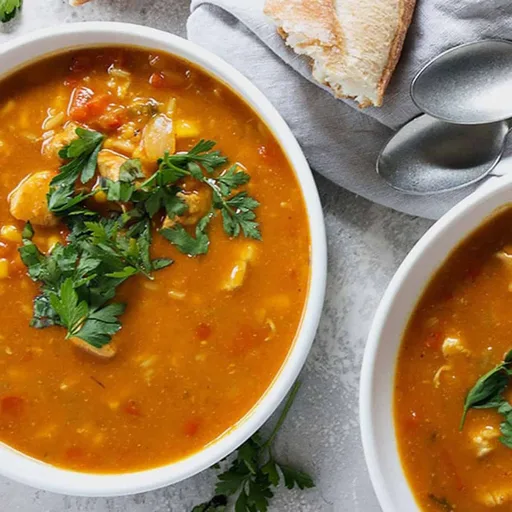 Pumpkin Chicken Soup
