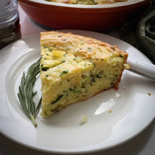 Tarta salada de calabacín
