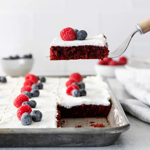 Red Velvet Sheet Cake
