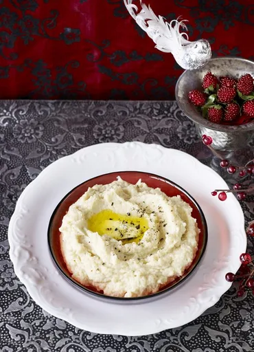 Celeriac and apple purée