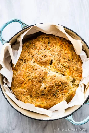 Receta de pan fácil (sin levadura)