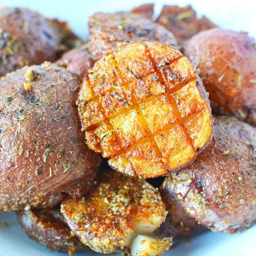 Patatas asadas al parmesano