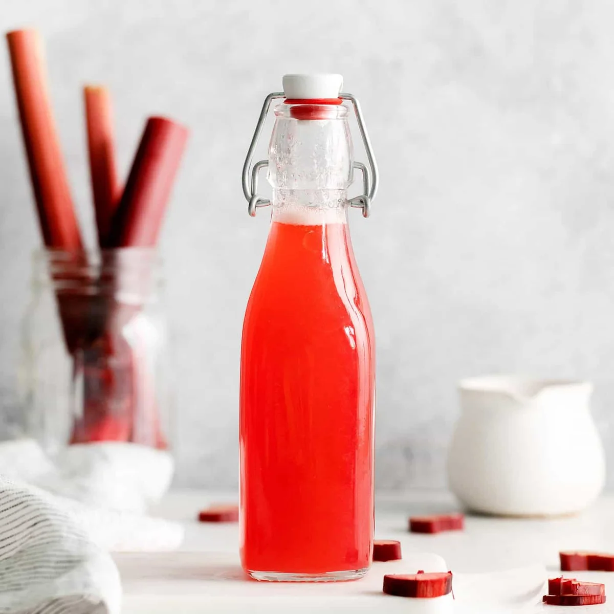 Ruby Rhubarb Syrup