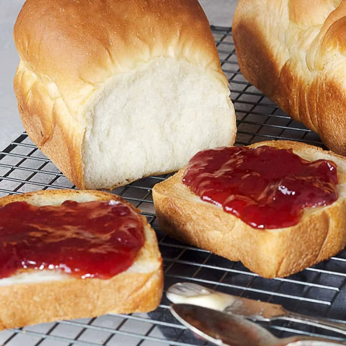 Shokupan (pan japonés para sándwiches y tostadas)