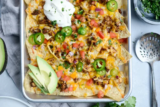 Mexicali Chicken Sheet Pan Nachos