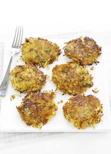 Tortitas rösti de chirivía