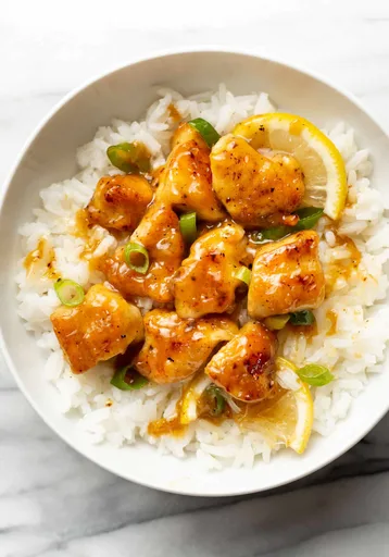 Pollo al limón al estilo chino