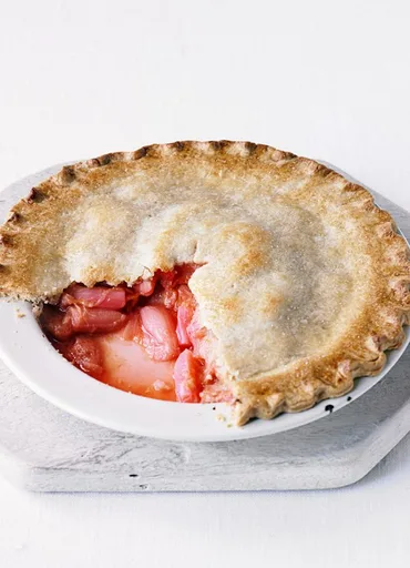 Rhubarb pie