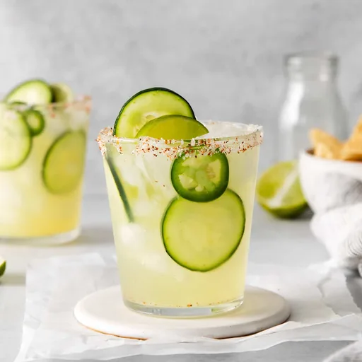 Margarita picante de pepino