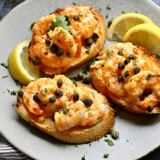 Sriracha Shrimp Toast