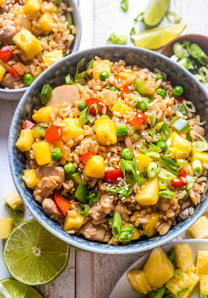 Pineapple Fried Rice with Chicken