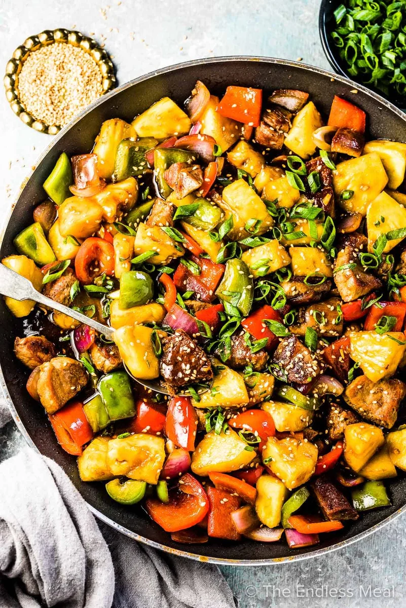 Pineapple Pork Stir Fry Recipe