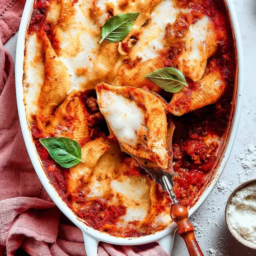 Stuffed Shells with Meat