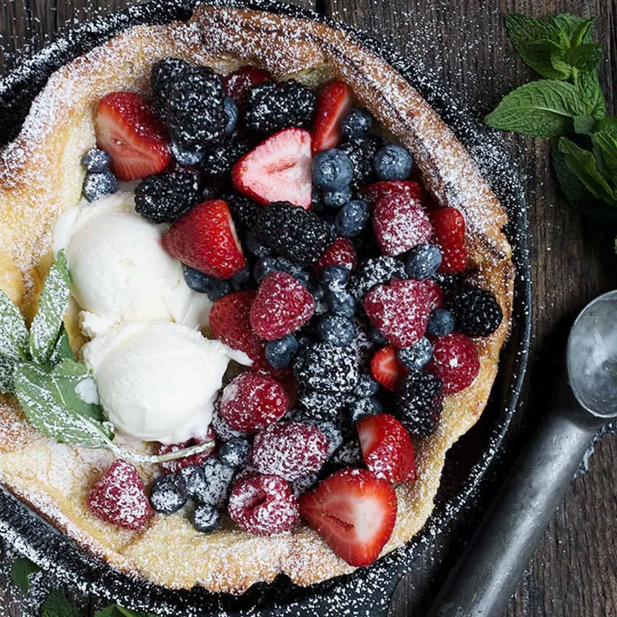 Dutch Baby with Berries