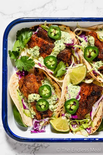 Receta de tacos crujientes de panceta de cerdo