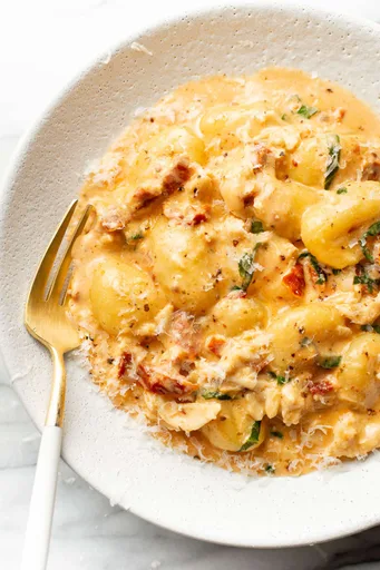 Ñoquis de pollo "Cásate conmigo"