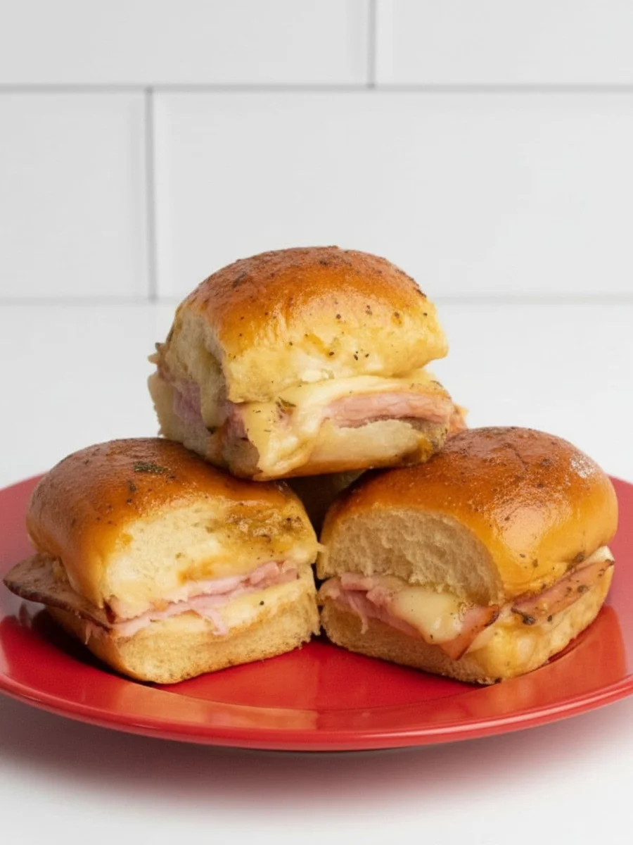Baked Ham And Cheese Sliders