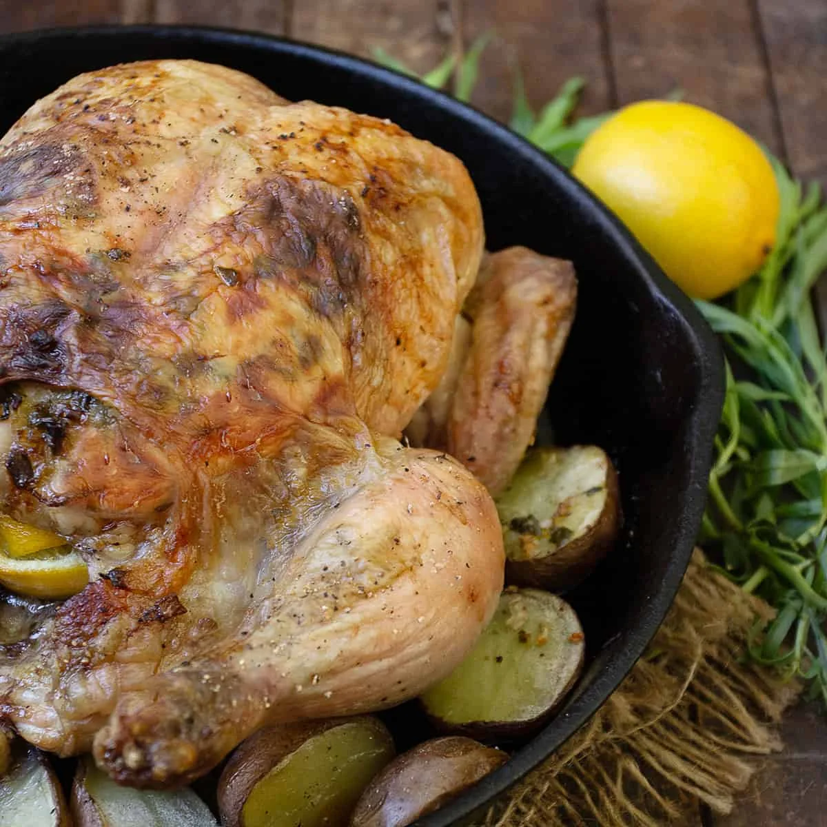 Tarragon Roasted Chicken
