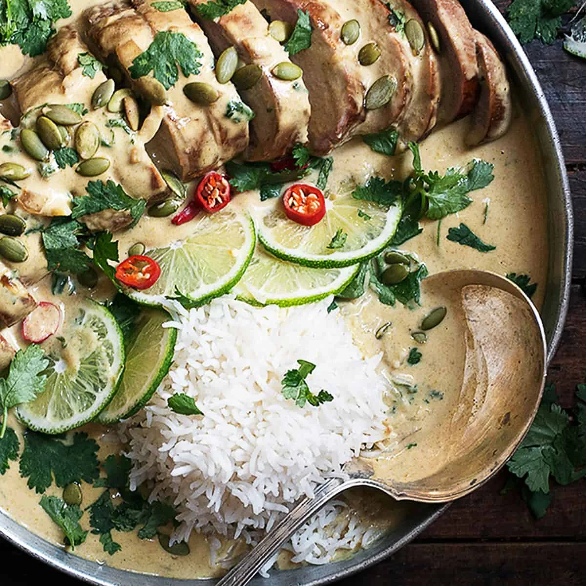 Thai Green Curry Pork Tenderloin