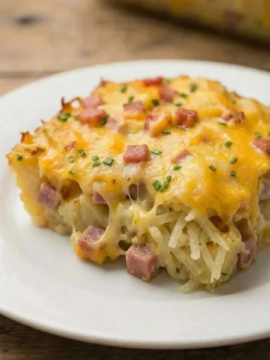 Ham and Hash Brown Casserole