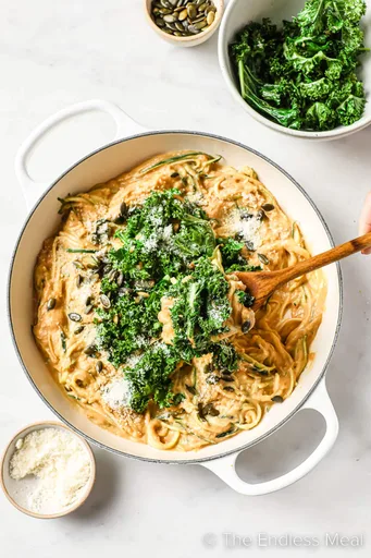 Receta de Alfredo de calabaza