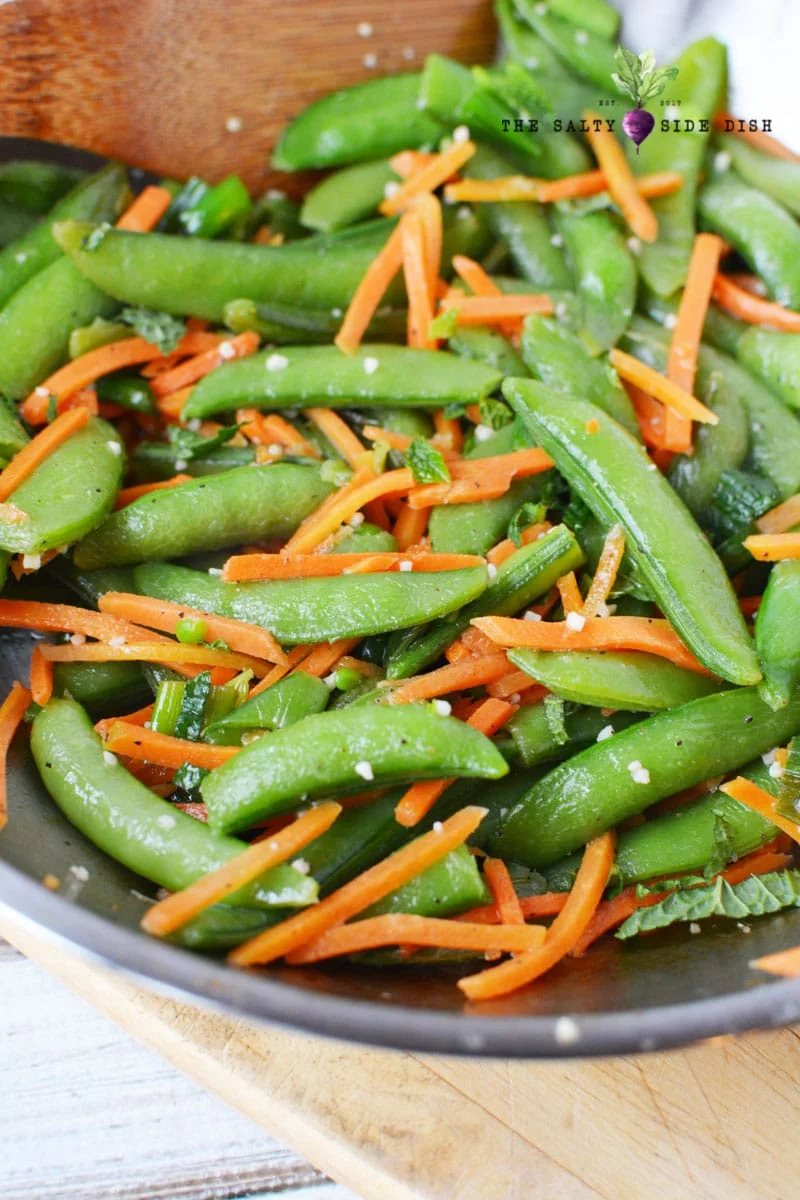 Sauteed Sugar Snap Peas with Garlic