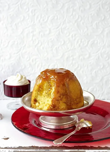 Stem ginger pudding