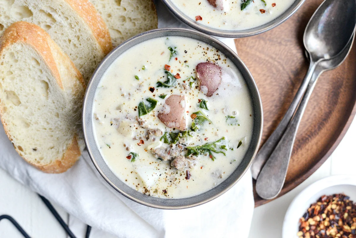 Potato, Sausage and Kale Soup