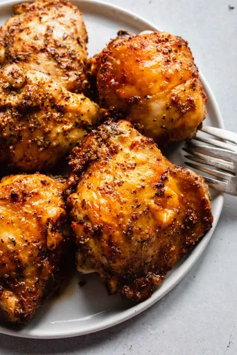 Muslos de pollo en freidora de aire