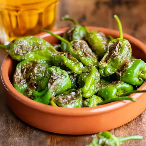 Pimientos de Padrón fritos
